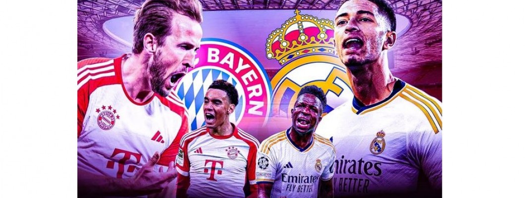 A partida entre Bayern e Real Madrid está prestes a começar