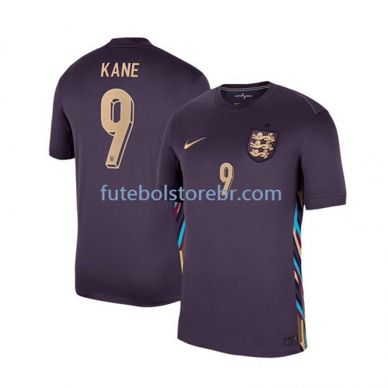 Camisa Inglaterra Harry Kane 9 II Euro 2024 manga curta pro Masculina