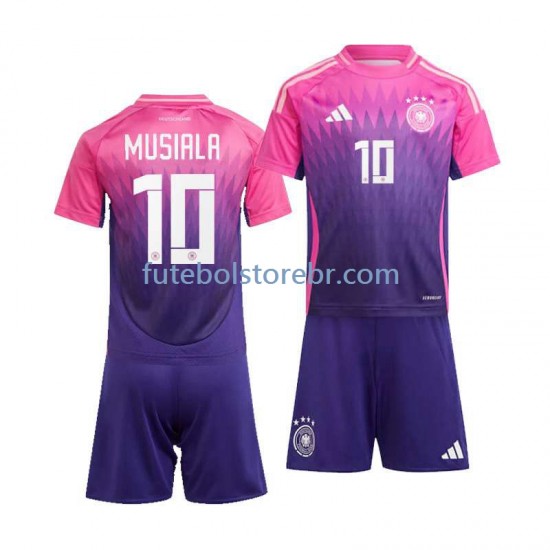 Camisa Alemanha Jamal Musiala 10 II Euro 2024 manga curta pro Juvenil