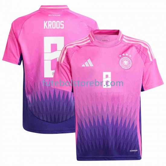 Camisa Alemanha Toni Kroos II Euro 2024 manga curta pro Masculina