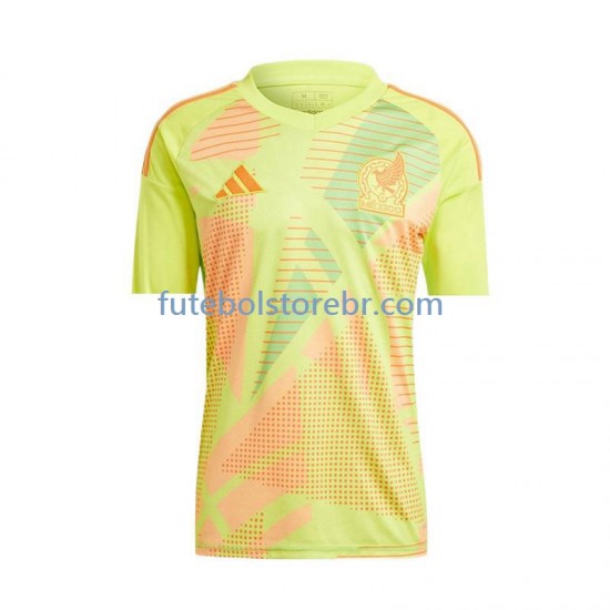 Camisa Goleiro México II Euro 2024 manga curta pro Masculina