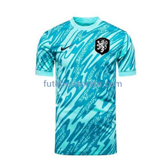 Camisa Goleiro Países Baixos III Euro 2024 manga curta pro Masculina