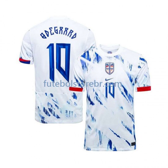 Camisa Noruega Martin Odegaard 10 II 2024 manga curta pro Masculina