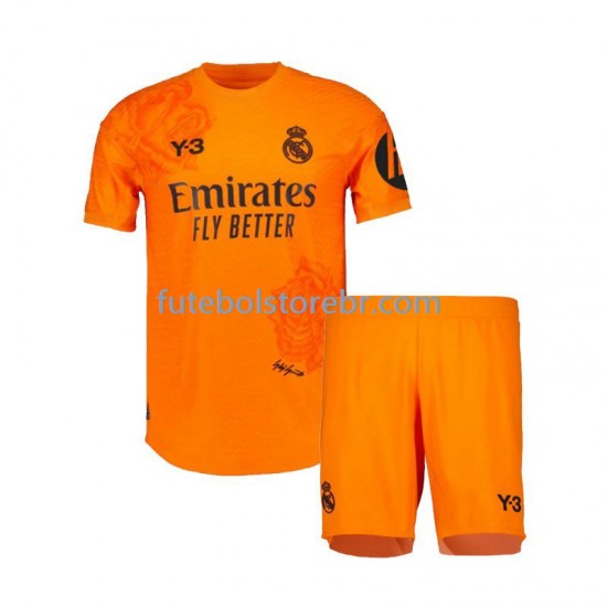 Camisa Goleiro Real Madrid Y3 III 2023-2024 manga curta pro Juvenil