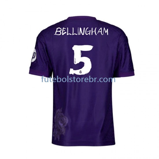 Camisa Real Madrid Jude Bellingham 5 Y-3 IIII 2023-2024 manga curta pro Masculina