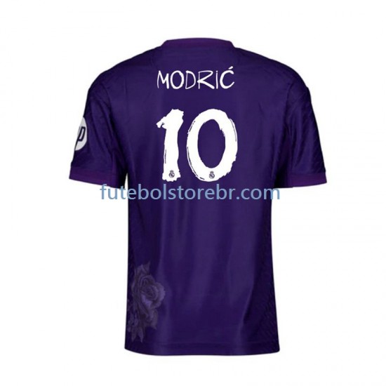 Camisa Real Madrid Modrić 10 Y-3 IIII 2023-2024 manga curta pro Masculina