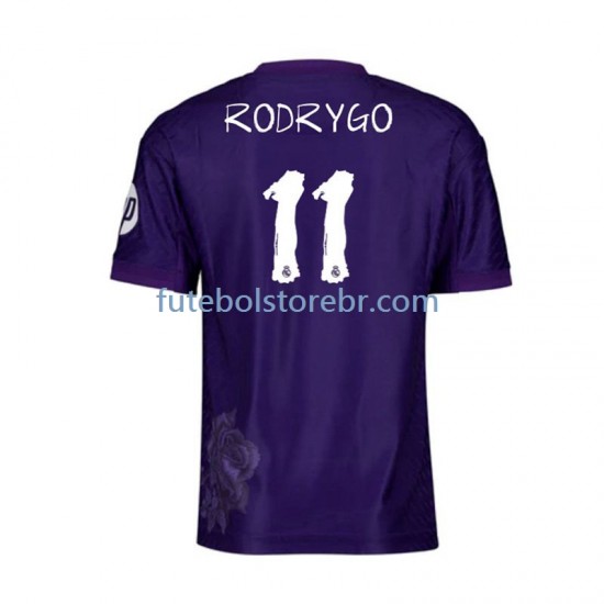 Camisa Real Madrid RODRYGO 11 Y-3 IIII 2023-2024 manga curta pro Masculina