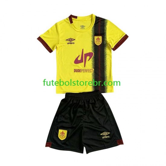 Camisa Burnley II 2023-2024 manga curta pro Juvenil