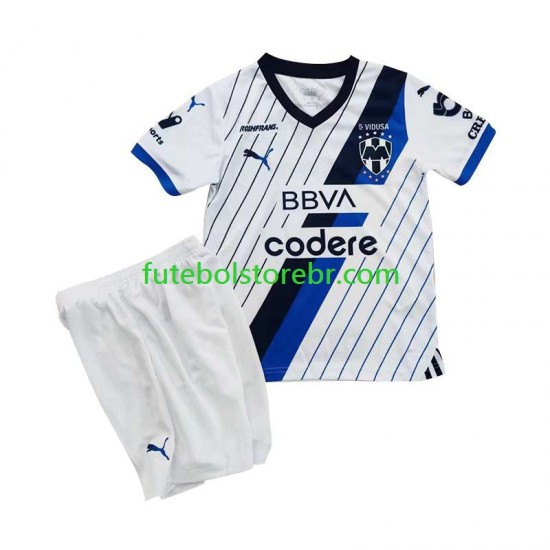 Camisa CF Monterrey II 2023-2024 manga curta pro Juvenil