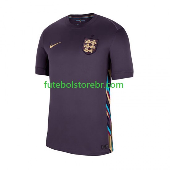 Camisa Inglaterra II Euro 2024 manga curta pro Masculina