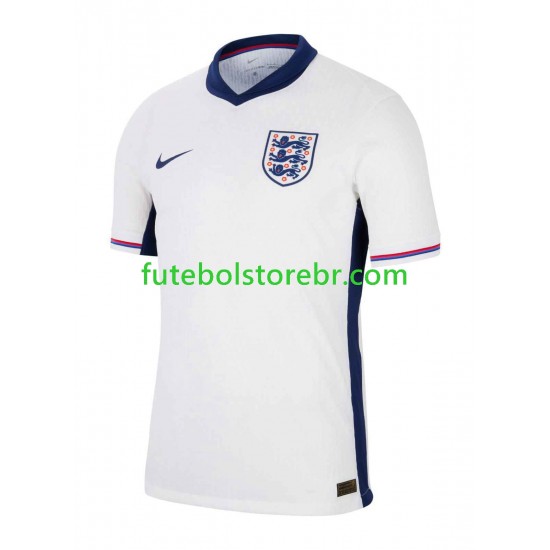 Camisa Inglaterra I Euro 2024 manga curta pro Masculina