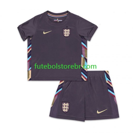 Camisa Inglaterra II Euro 2024 manga curta pro Juvenil