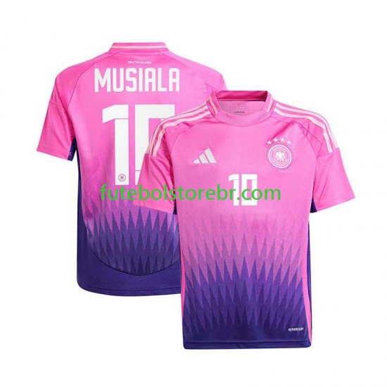 Camisa Alemanha Jamal Musiala 10 II Euro 2024 manga curta pro Masculina