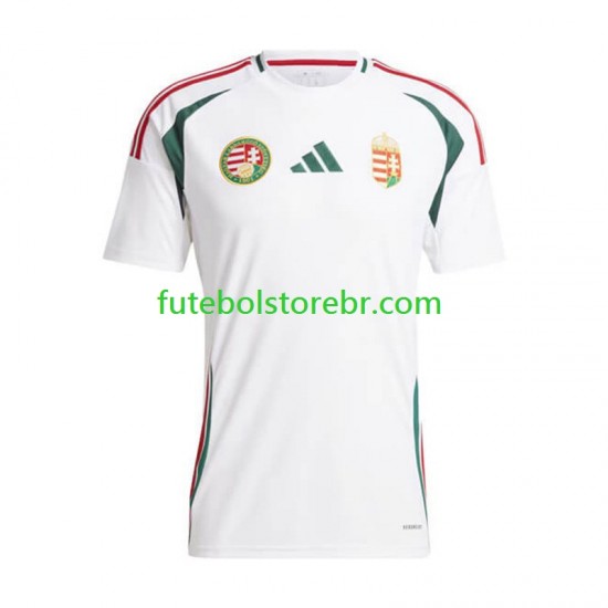 Camisa Hungria II Euro 2024 manga curta pro Masculina