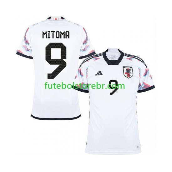 Camisa Japão MITOMA 9 II Copa Do Mundo 2022 manga curta pro Masculina