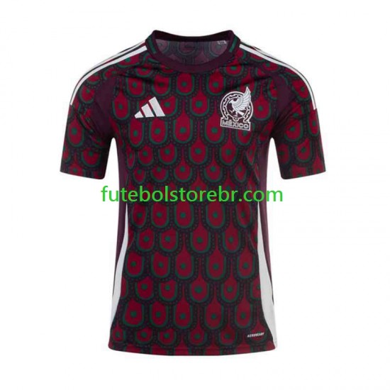 Camisa México Copa America I 2024 manga curta pro Masculina