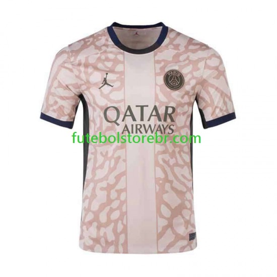 Camisa Paris Saint Germain IIII 2023-2024 manga curta pro Masculina