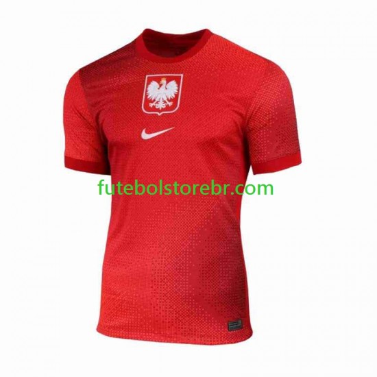 Camisa Polônia II 2024 manga curta pro Masculina