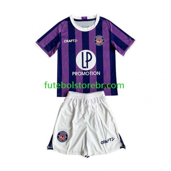 Camisa Toulouse FC II 2023-2024 manga curta pro Juvenil