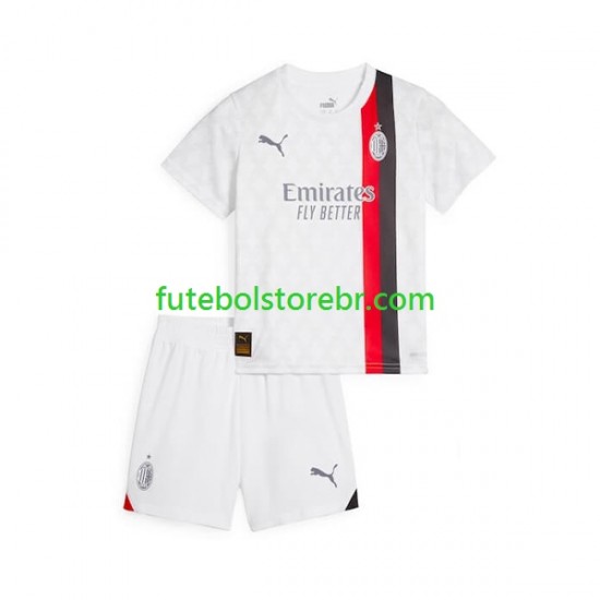 Camisa AC Milan II 2023-2024 manga curta pro Juvenil