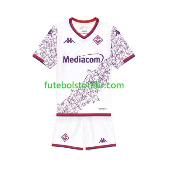 Camisa ACF Fiorentina II 2023-2024 manga curta pro Juvenil