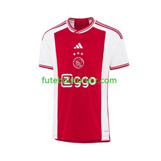 Camisa AFC Ajax I 2023-2024 manga curta pro Masculina