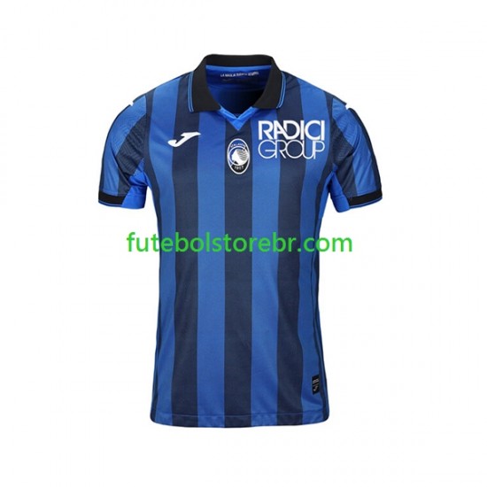 Camisa Atalanta I 2023-2024 manga curta pro Masculina