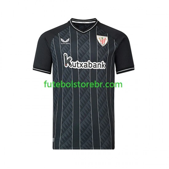 Camisa Goleiro Athletic Club I 2023-2024 manga curta pro Masculina