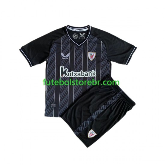 Camisa Goleiro Athletic Club I 2023-2024 manga curta pro Juvenil