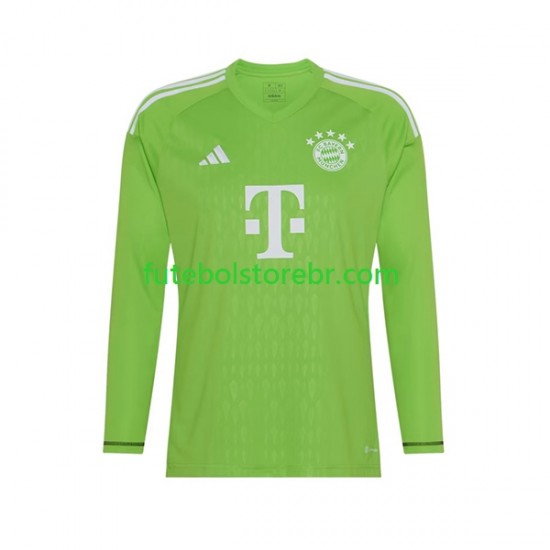 Camisa Goleiro Bayern de Munique II 2023-2024 manga longa pro Masculina