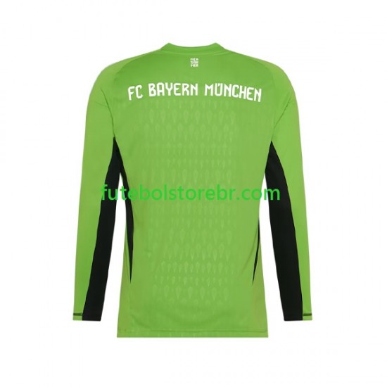 Camisa Goleiro Bayern de Munique II 2023-2024 manga longa pro Masculina