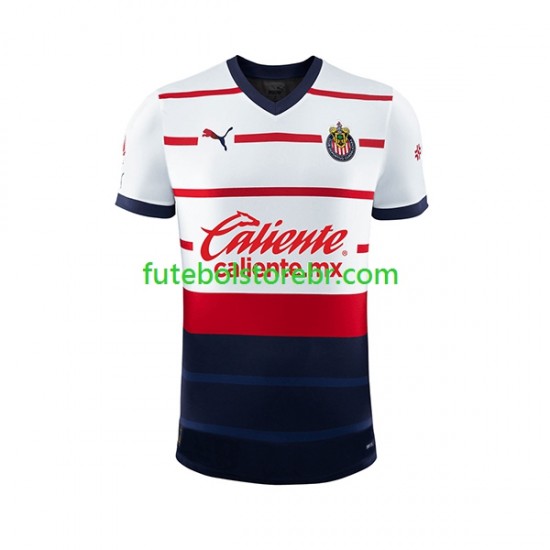 Camisa CD Guadalajara II 2023-2024 manga curta pro Masculina