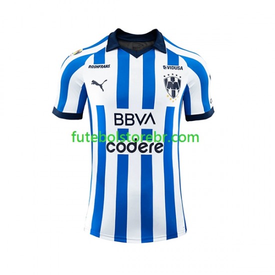 Camisa CF Monterrey I 2023-2024 manga curta pro Masculina