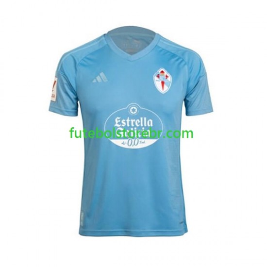 Camisa Celta de Vigo I 2023-2024 manga curta pro Masculina