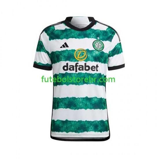 Camisa Celtic I 2023-2024 manga curta pro Masculina