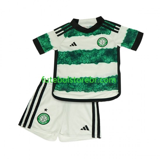 Camisa Celtic I 2023-2024 manga curta pro Juvenil