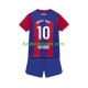 Camisa FC Barcelona Ansu Fati 10 I 2023-2024 manga curta pro Juvenil