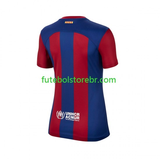 Camisa FC Barcelona I 2023-2024 manga curta pro Feminino