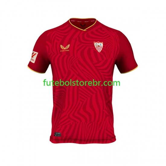 Camisa FC Sevilla II 2023-2024 manga curta pro Masculina