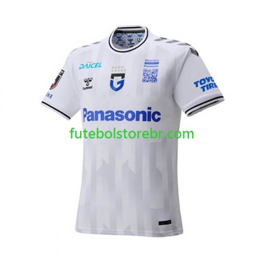 Camisa Gamba Osaka II 2023 manga curta pro Masculina