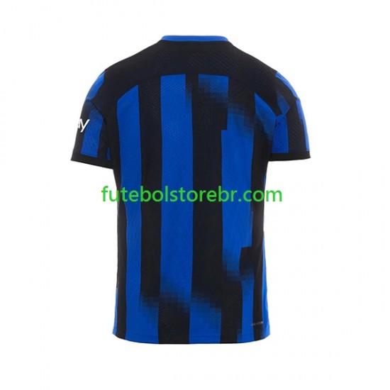 Camisa Internazionale I 2023-2024 manga curta pro Masculina