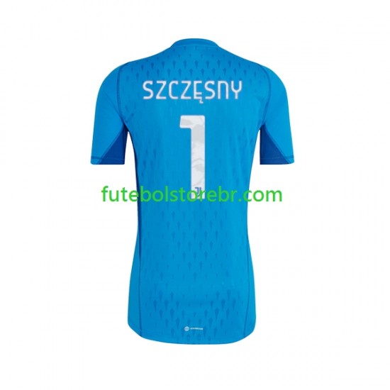 Camisa Goleiro Juventus Wojciech Szczesny 1 I 2023-2024 manga curta pro Masculina