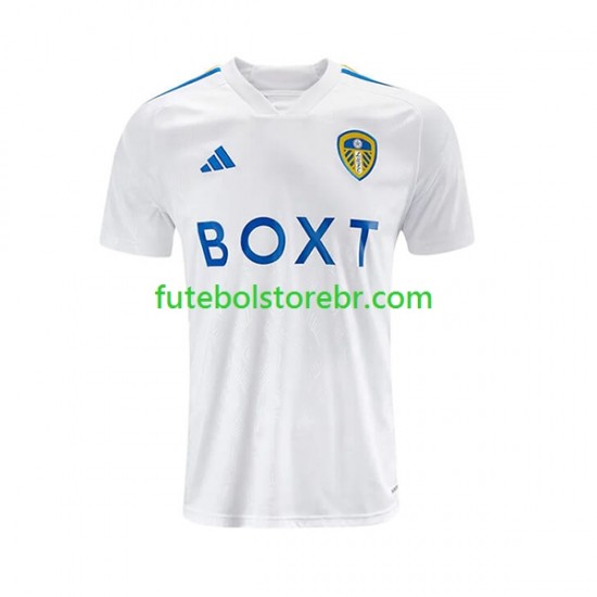 Camisa Leeds United I 2023-2024 manga curta pro Masculina