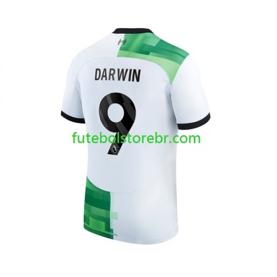 Camisa Liverpool Darwin Nunez 9 II 2023-2024 manga curta pro Masculina