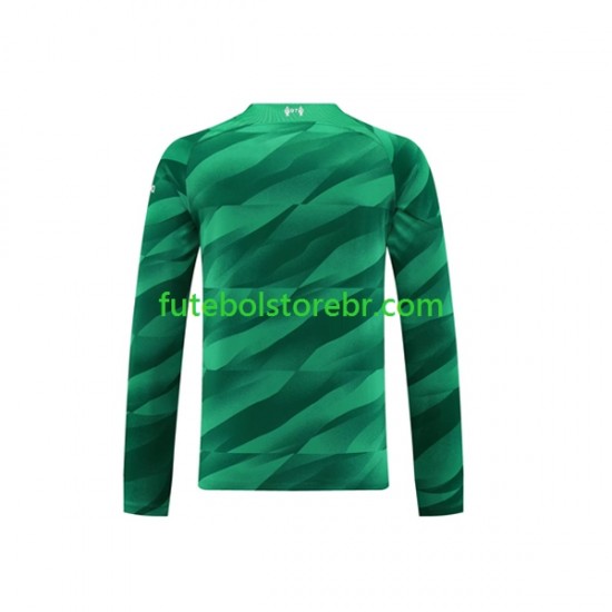 Camisa Goleiro Liverpool I 2023-2024 manga longa pro Masculina