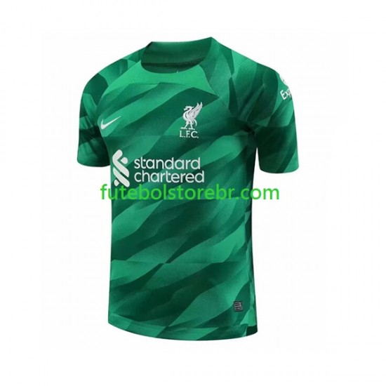 Camisa Goleiro Liverpool I 2023-2024 manga curta pro Masculina