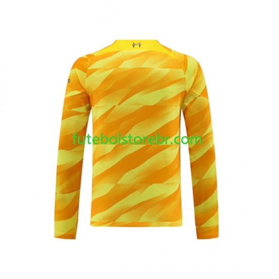 Camisa Goleiro Liverpool III 2023-2024 manga longa pro Masculina