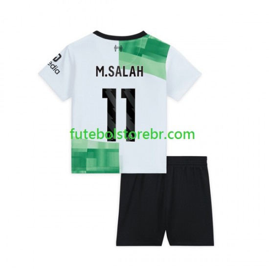 Camisa Liverpool M.Salah 11 II 2023-2024 manga curta pro Juvenil