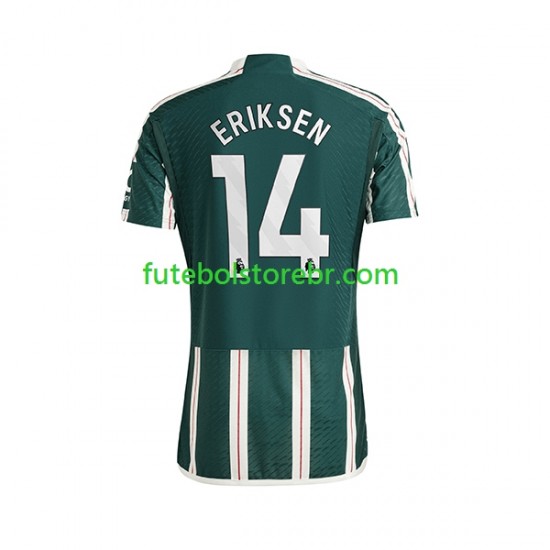 Camisa Manchester United Eriksen 14 II 2023-2024 manga curta pro Masculina