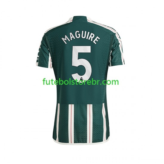 Camisa Manchester United Harry Maguire 5 II 2023-2024 manga curta pro Masculina